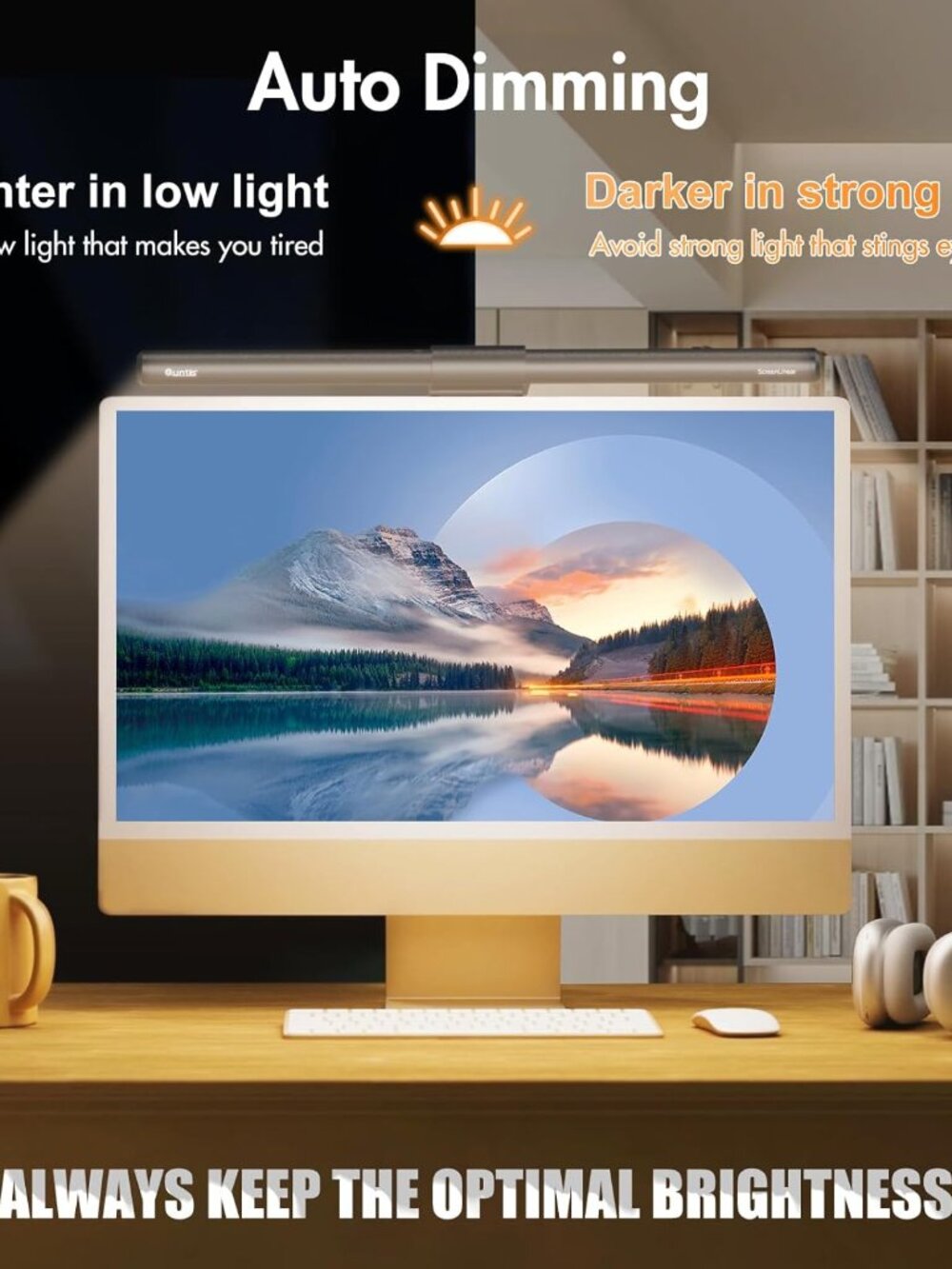 Quntis Monitor Light Bar 16" with Remote